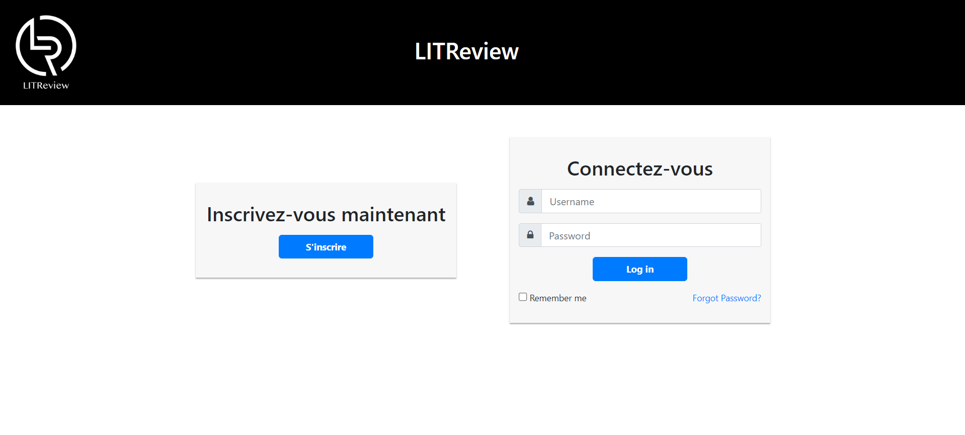 image de la page de connexion de Gudlft